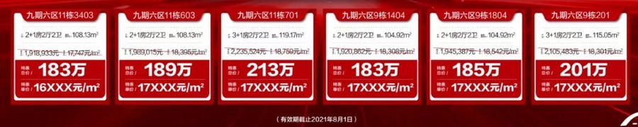 锦绣海湾城：单价低至16xxx元/㎡，钜惠专场10套约104-115㎡房源