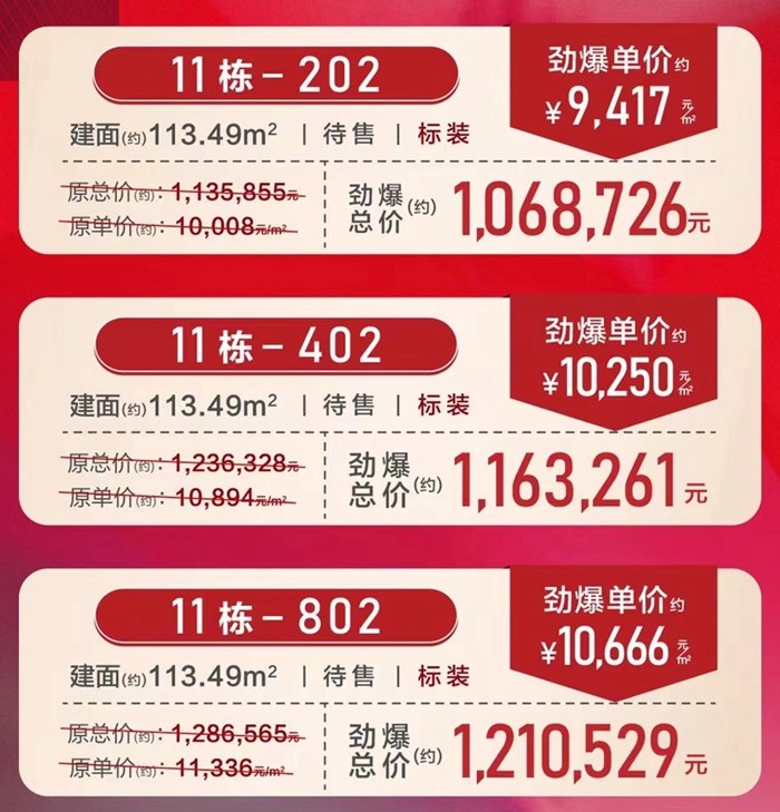 畔山中心城：总价低至106.8万元/套，主推3套约113㎡南向现楼