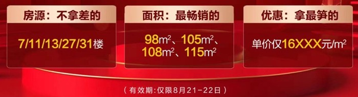 锦绣海湾城：单价仅16xxx/㎡，10套约98-115㎡房源特价推售